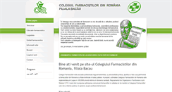 Desktop Screenshot of colegfarmbacau.ro