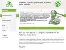 Tablet Screenshot of colegfarmbacau.ro